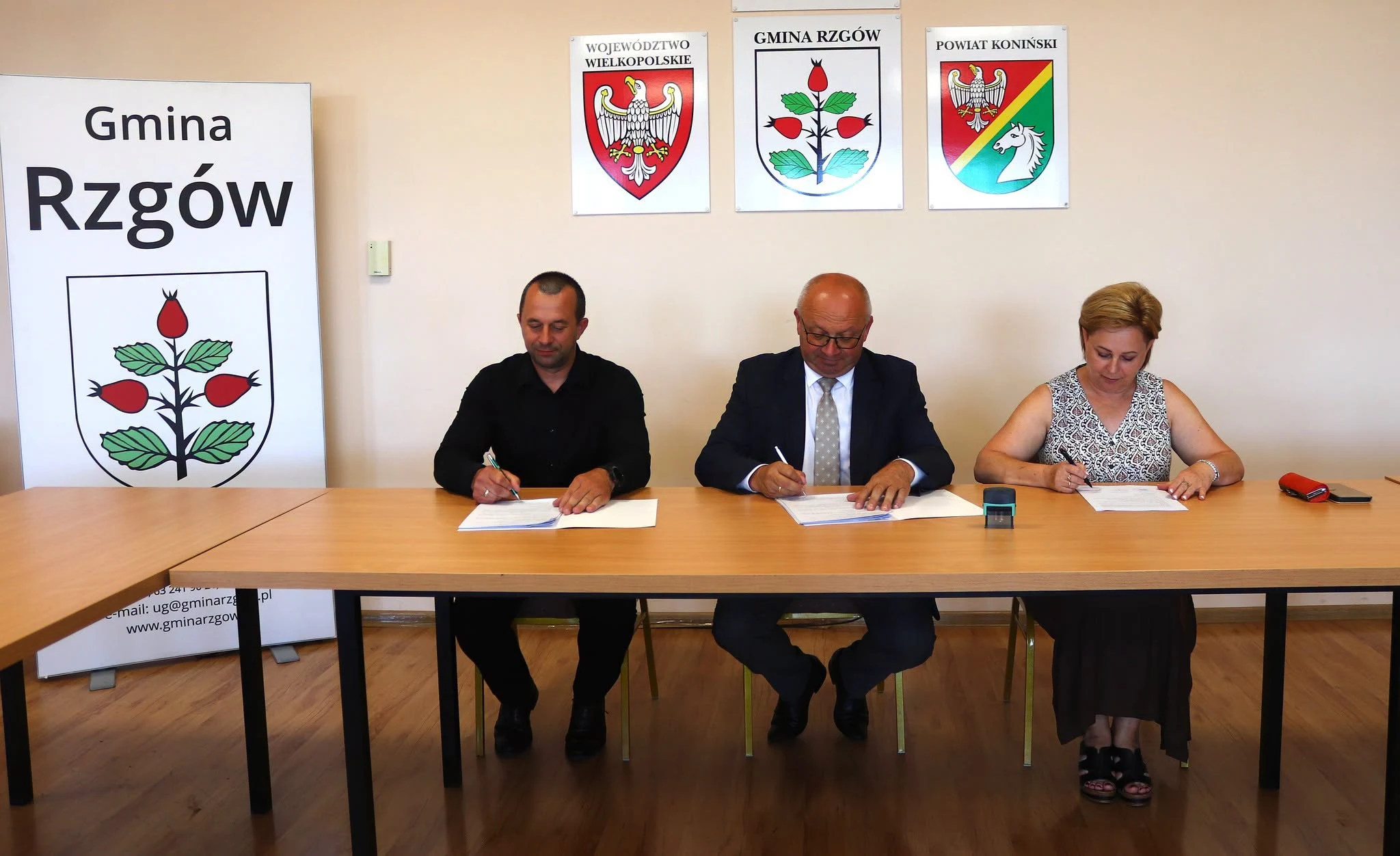 Urząd Gminy Rzgów podpisał umowę na modernizację budynku administracyjnego